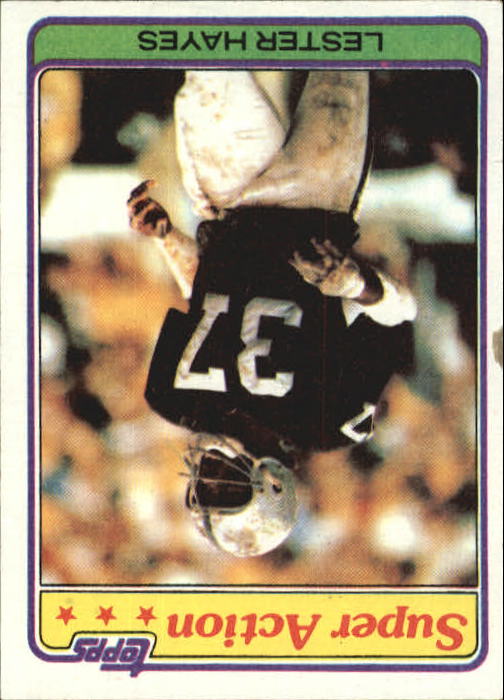 1981 Topps #218 Lester Hayes SA front image