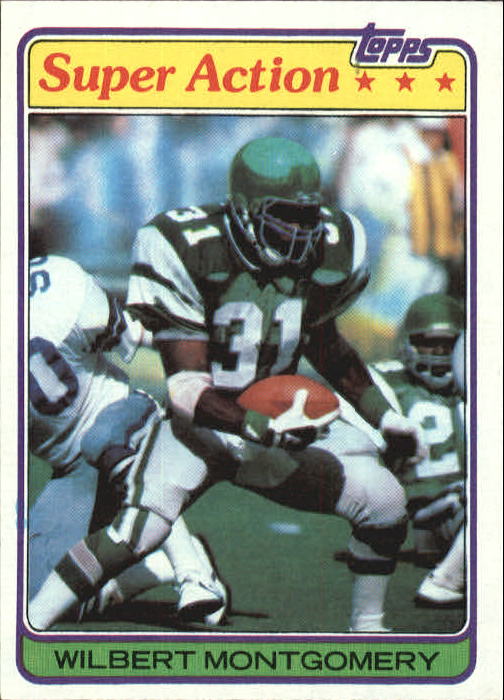 1981 Topps #392 Wilbert Montgomery SA