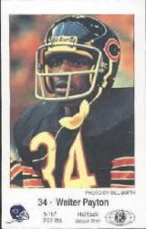 1981 Bears Police #19 Walter Payton