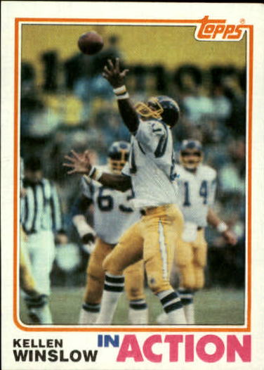 1982 Topps #242 Kellen Winslow IA