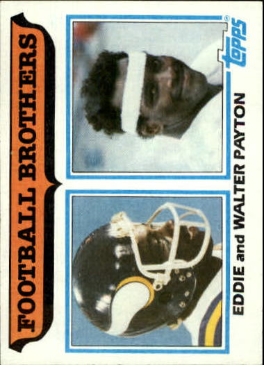 1982 Topps #269 Walter/Eddie Payton