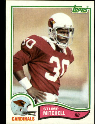 1982 Topps #472 Stump Mitchell RC