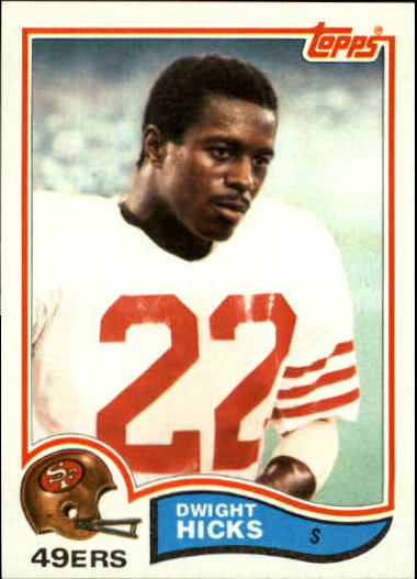 1982 Topps #485 Dwight Hicks RC