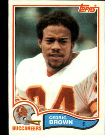 1982 Topps #496 Cedric Brown