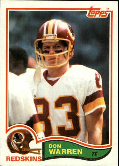 1982 Topps #523 Don Warren UER