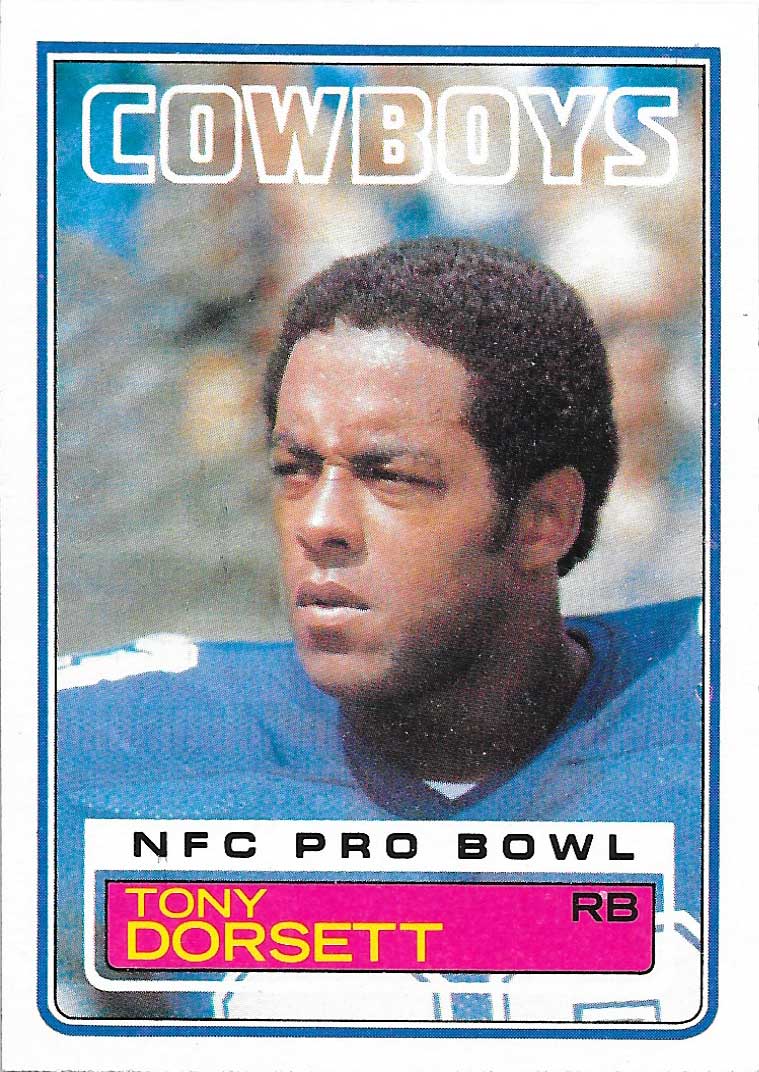 1983 Topps #46 Tony Dorsett DP