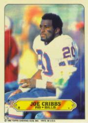 1983 Topps Sticker Inserts #9 Joe Cribbs