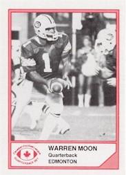1983 JOGO Quarterbacks #8 Warren Moon