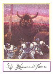 1983 Vikings Police #1 Checklist Card