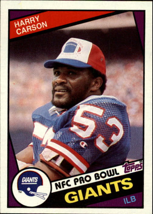 1984 Topps #314 Harry Carson