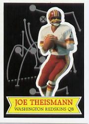 1984 Topps Glossy Send-In #12 Joe Theismann