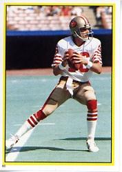 1984 Topps Stickers #60 Joe Montana