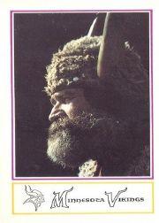 1984 Vikings Police #1 Checklist Card