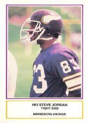 1984 Vikings Police #13 Steve Jordan