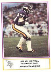 1984 Vikings Police #14 Willie Teal