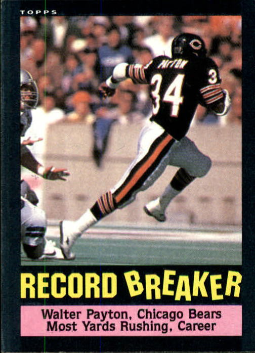 1985 Topps #6 Walter Payton RB