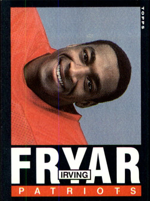 1985 Topps #325 Irving Fryar RC