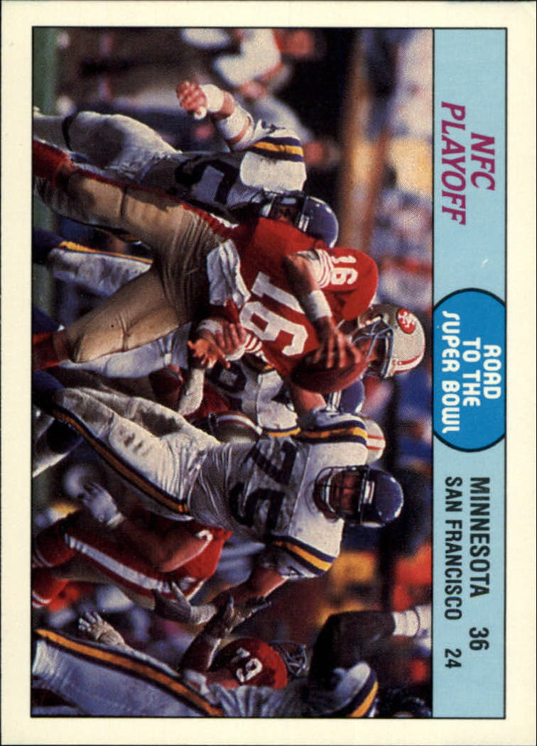 1988 Fleer Team Action #70 NFC Playoff Game
