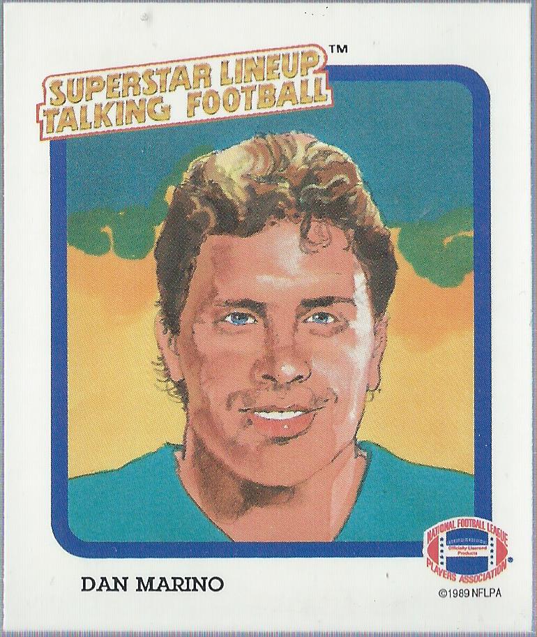 1989 Parker Brothers Talking Football #16 Dan Marino