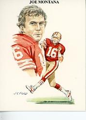 1989 TV-4 NFL Quarterbacks #18 Joe Montana