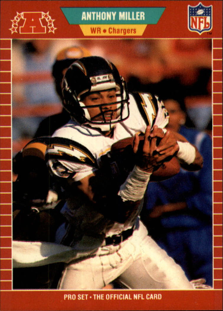 1989 Pro Set #363A Anthony Miller RC ERR/(TD total 14.8)