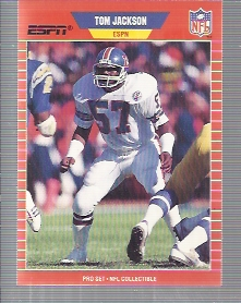 1989 Pro Set Announcers #6 Tom Jackson