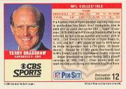 1989 Pro Set Announcers #12 Terry Bradshaw back image