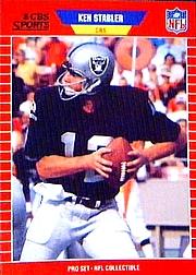 1989 Pro Set Announcers #18 Ken Stabler