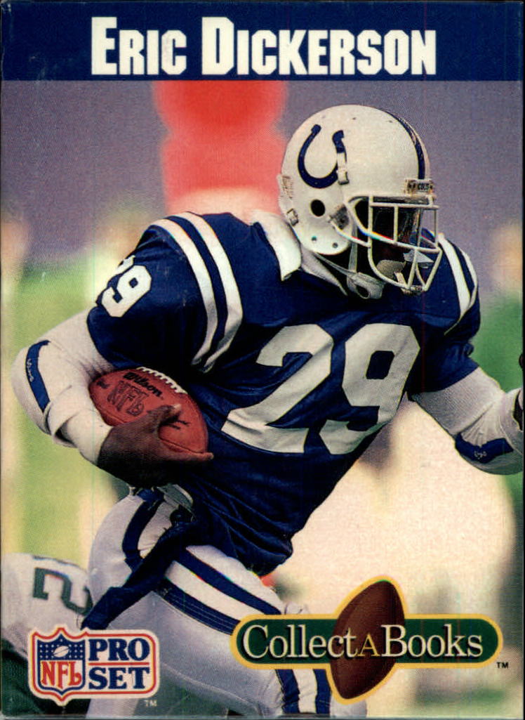 1990 Pro Set Collect-A-Books #6 Eric Dickerson