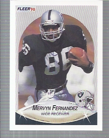 1990 Fleer #253 Mervyn Fernandez