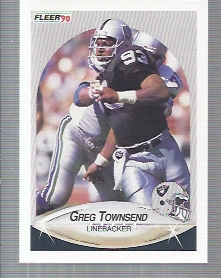 1990 Fleer #261 Greg Townsend