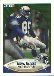 1990 Fleer #263 Brian Blades