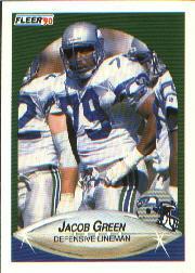 1990 Fleer #266 Jacob Green