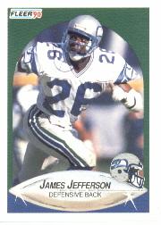 1990 Fleer #267 James Jefferson