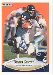 1990 Fleer #292 Dennis Gentry