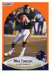 1990 Fleer #301 Mike Tomczak