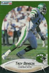 1990 Fleer #358 Troy Benson
