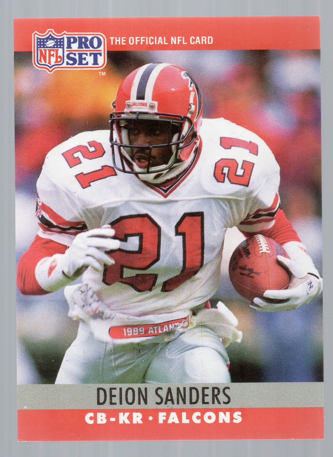 1990 Pro Set #36 Deion Sanders UER