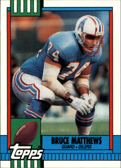 1990 Topps #215 Bruce Matthews