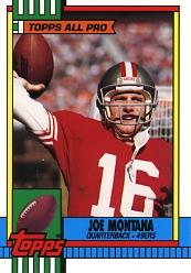 1990 Topps Tiffany #13 Joe Montana