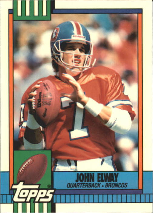 1990 Topps Tiffany #37 John Elway