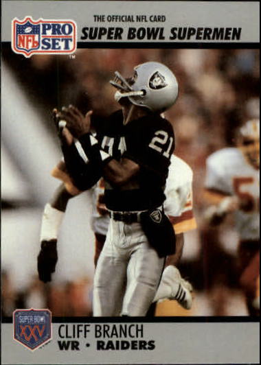 1990-91 Pro Set Super Bowl 160 #46 Cliff Branch
