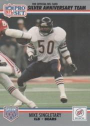 1990-91 Pro Set Super Bowl XXV Binder #20 Mike Singletary