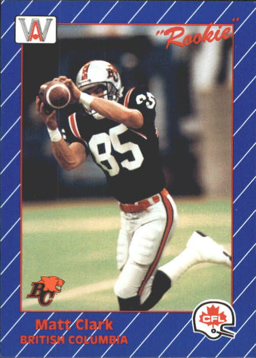 1991 All World CFL #4 Matt Clark