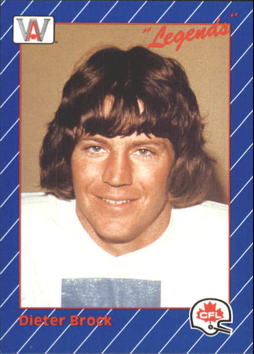 1991 All World CFL #6 Dieter Brock LEG