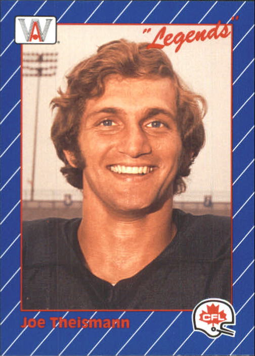 1991 All World CFL #15 Joe Theismann LEG