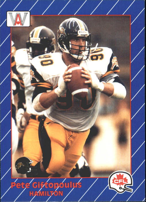 1991 All World CFL #52 Peter Giftopoulus