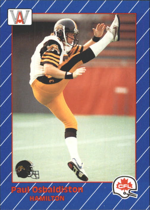 1991 All World CFL #57 Paul Osbaldiston
