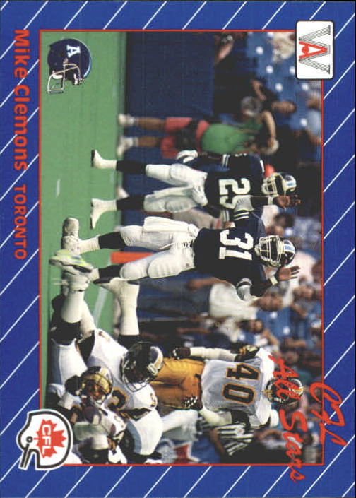 1991 All World CFL #75 Mike Clemons AS