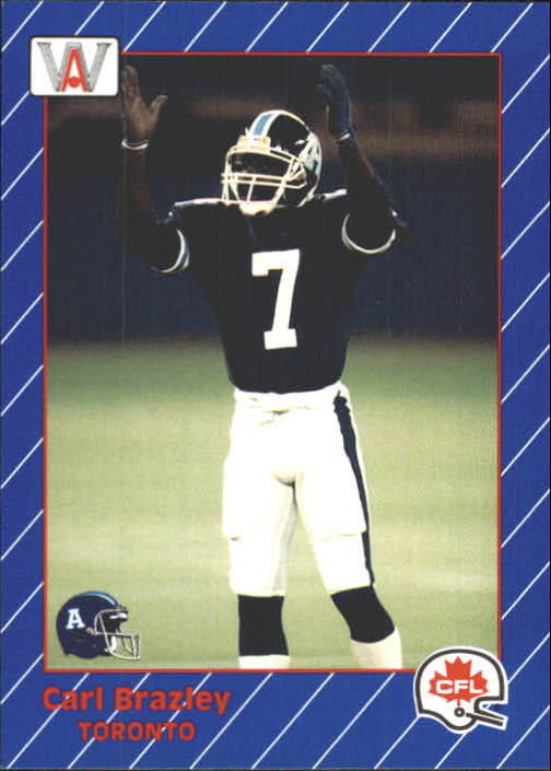 1991 All World CFL #85 Carl Brazley